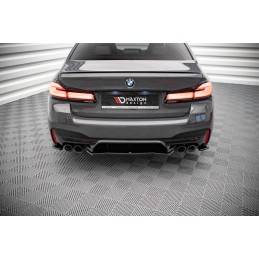 Maxton - CENTRAL ARRIÈRE SPLITTER BMW M5 F90 Noir Brillant Maxton - CENTRAL ARRIÈRE SPLITTER BMW M5 F90 Noir Brillant