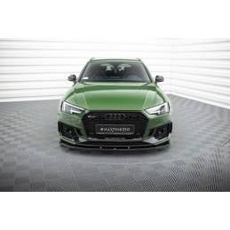 Maxton - Lame Du Pare-Chocs Avant / Splitter V.1 Audi RS4 B9 Noir Brillant Maxton - Lame Du Pare-Chocs Avant / Splitter V.1 Audi RS4 B9 Noir Brillant