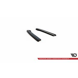 Maxton - Lame Du Pare-Chocs Arriere Audi RS4 B9 Avant Noir Brillant