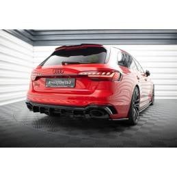 Maxton - Rajout Du Pare-Chocs Arriere Audi RS4 B9 Avant Noir Brillant Maxton - Rajout Du Pare-Chocs Arriere Audi RS4 B9 Avant Noir Brillant
