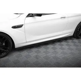 Maxton - SET DES DIFFUSEUR DES BAS DE CAISSE BMW 6 F13 M-PACK Noir Brillant