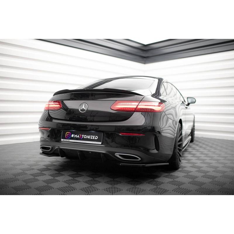 Maxton - Rajout Du Pare-Chocs Arriere Mercedes-Benz E-Class W213 Coupe (C238) AMG-Line Noir Brillant Maxton - Rajout Du Pare-Chocs Arriere Mercedes-Benz E-Class W213 Coupe (C238) AMG-Line Noir Brillant