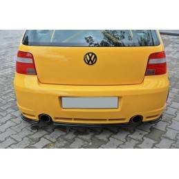 Maxton - CENTRAL ARRIÈRE SPLITTER VW GOLF IV R32 Noir Brillant