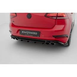 Maxton - CENTRAL ARRIÈRE SPLITTER VW GOLF VII R (APRES FACELIFT) Noir Brillant Maxton - CENTRAL ARRIÈRE SPLITTER VW GOLF VII R (APRES FACELIFT) Noir Brillant