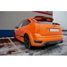 Maxton - Lame Du Pare-Chocs Arriere V.2 Ford Focus ST Mk2 Noir Brillant
