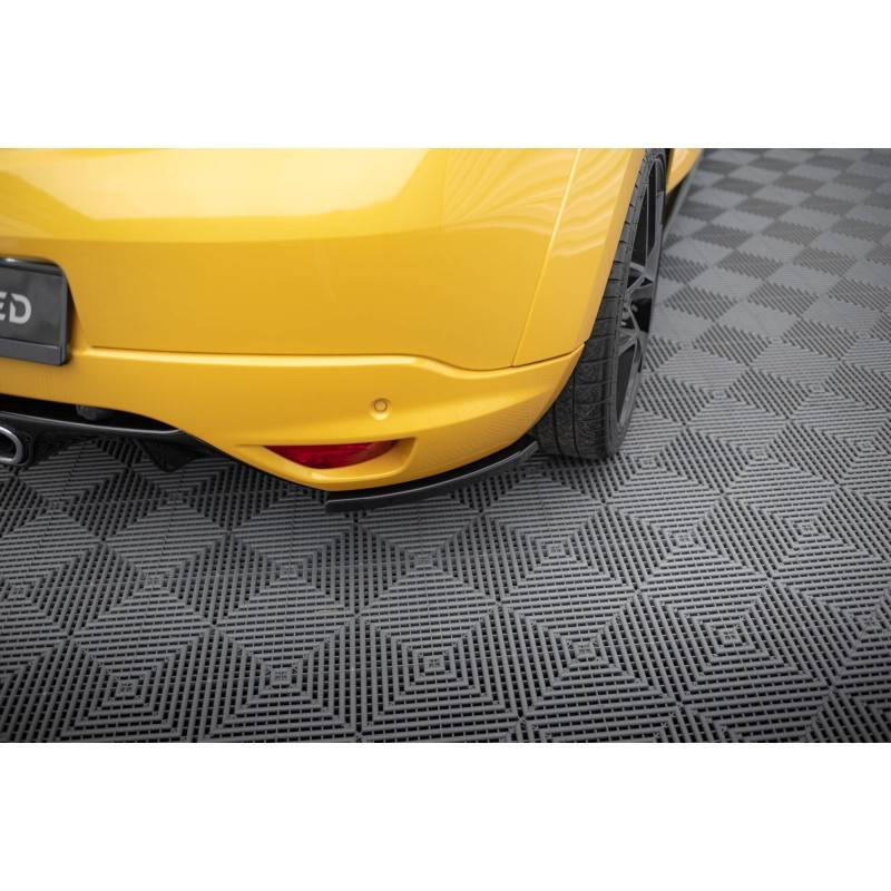 Maxton - LAME DU PARE CHOCS ARRIERE RENAULT MEGANE 3 RS Noir Brillant
