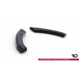 Maxton - LAME DU PARE CHOCS ARRIERE RENAULT MEGANE 3 RS Noir Brillant