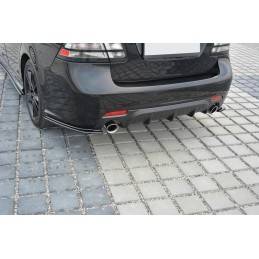 Maxton - LAME DU PARE CHOCS ARRIERE Saab 9-3 Aero Mk2 Facelift Noir Brillant