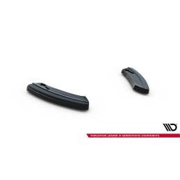 Maxton - Lame Du Pare Chocs Arriere VW Golf 7 R / R-Line Facelift Noir Brillant