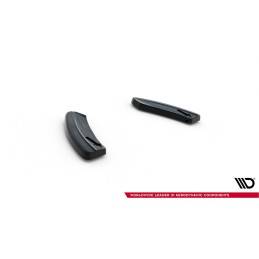 Maxton - Lame Du Pare Chocs Arriere VW Golf 7 R / R-Line Facelift Noir Brillant