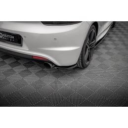 Maxton - LAME DU PARE CHOCS ARRIERE VW SCIROCCO R Noir Brillant