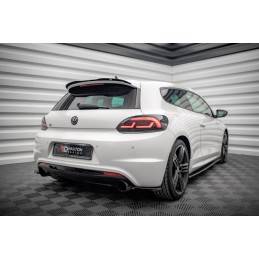 Maxton - LAME DU PARE CHOCS ARRIERE VW SCIROCCO R Noir Brillant