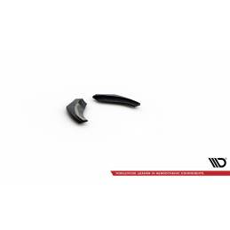 Maxton - LAME DU PARE CHOCS ARRIERE VW SCIROCCO R Noir Brillant