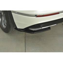 Maxton - LAME DU PARE CHOCS ARRIERE Vw Tiguan Mk2 R-Line Noir Brillant
