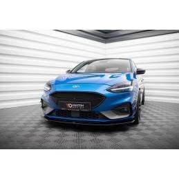 Maxton - Lame Du Pare-Chocs Avant V.6 Ford Focus ST / ST-Line Mk4 Noir Brillant Maxton - Lame Du Pare-Chocs Avant V.6 Ford Focus ST / ST-Line Mk4 Noir Brillant