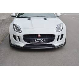 Maxton - LAME DU PARE-CHOCS AVANT / SPLITTER V.1 JAGUAR F-TYPE Noir Brillant Maxton - LAME DU PARE-CHOCS AVANT / SPLITTER V.1 JAGUAR F-TYPE Noir Brillant
