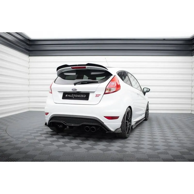 Maxton Rajout Du Pare-Chocs Arriere Ford Fiesta ST Mk7 FL Noir